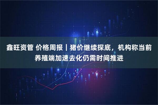 鑫旺资管 价格周报｜猪价继续探底，机构称当前养殖端加速去化仍需时间推进